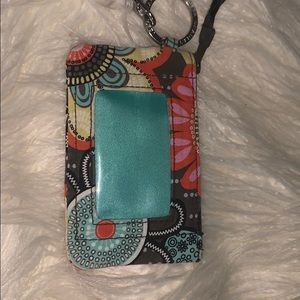 Vera Bradley ID case and matching lanyard